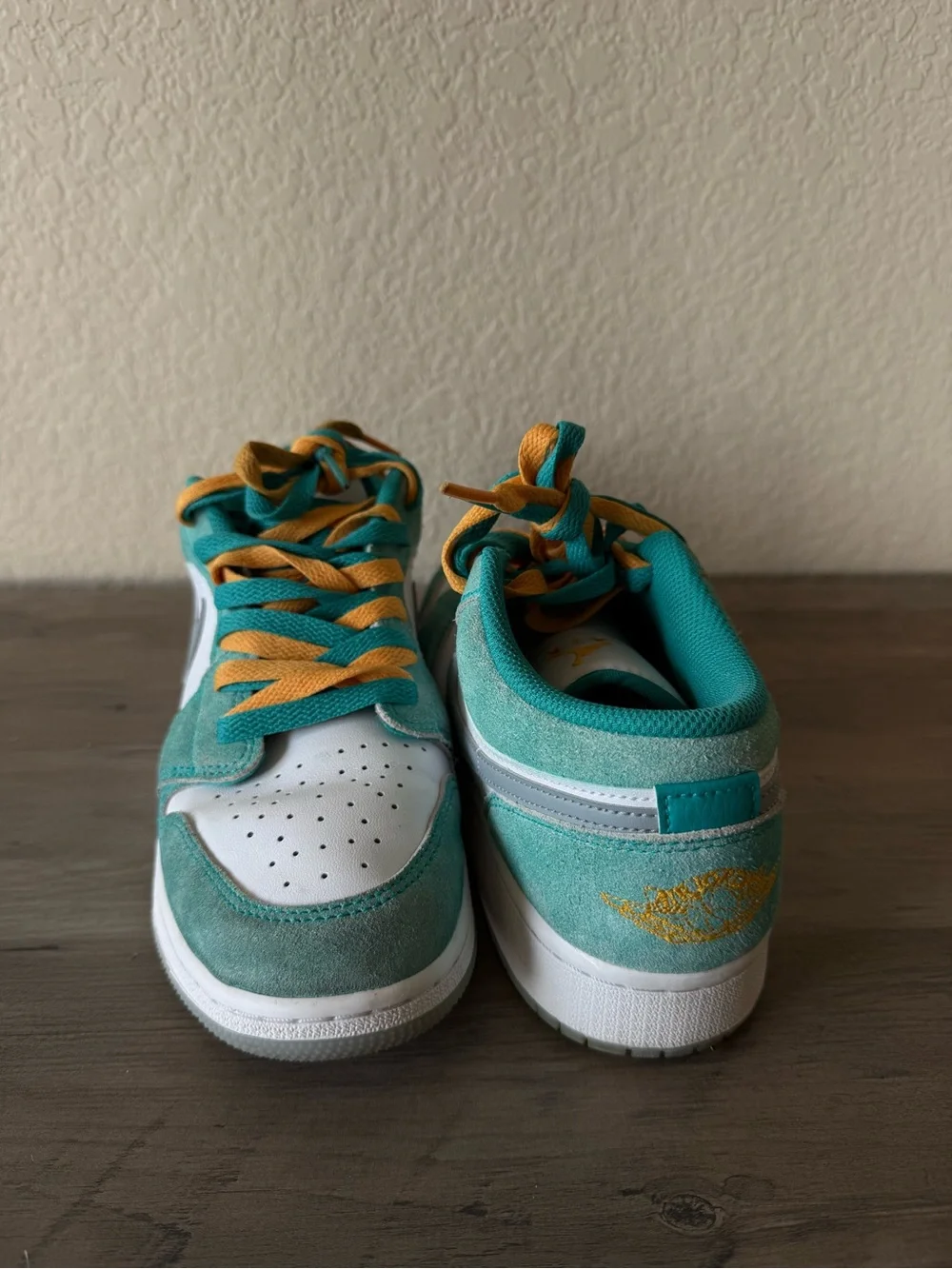 Nike Dunk Low Turquoise White Size 6.5Y